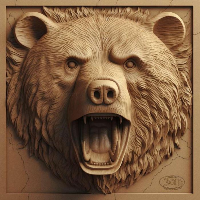 Nature and animals (Baloo 4, NATURE_2400) 3D models for cnc